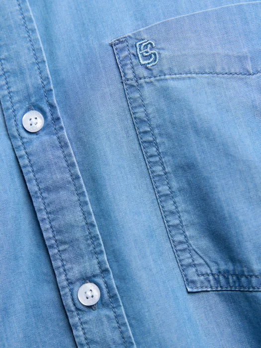 BIG STAR Shirt Long Sleeve | Blue Wash
