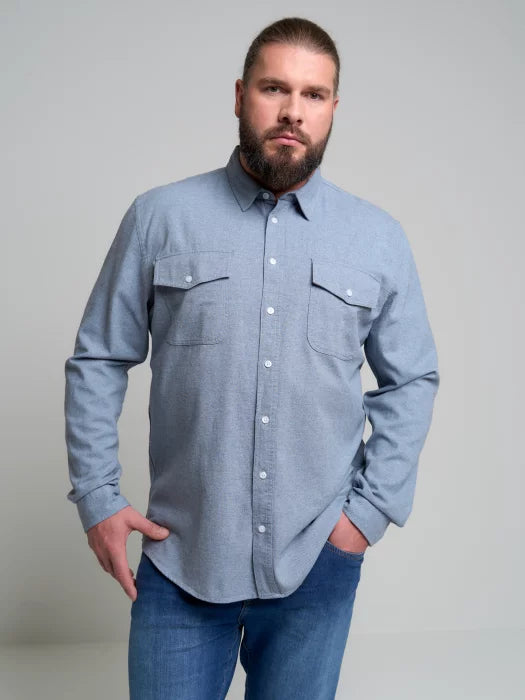 BIG STAR Shirt Long Sleeve | Blue