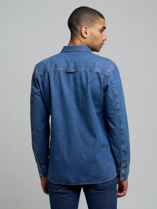 BIG STAR Denim Shirt | Denim Blue