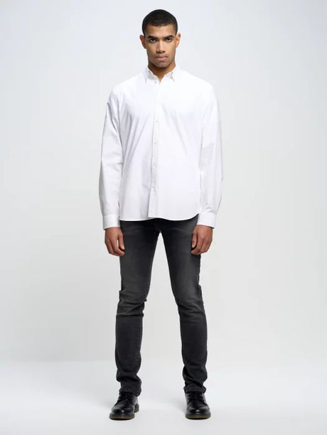 BIG STAR Checked Shirt  | White