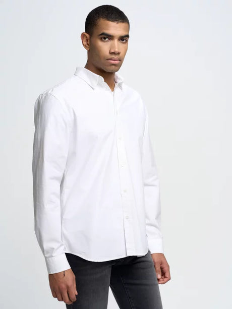BIG STAR Checked Shirt  | White