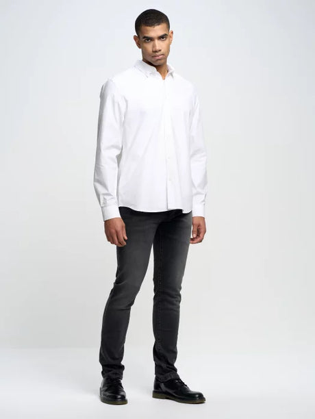 BIG STAR Checked Shirt  | White